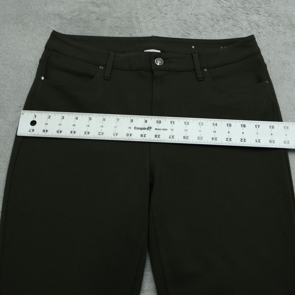 Chico's Pants Women's  Size 1R US-8 Green High-Rise Skinny 30" Inseam Stretch - Picture 7 of 16